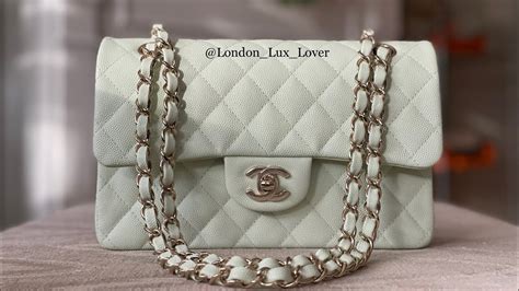 chanel 22c light green|CHANEL 22C Small Light Green Classic Flap .